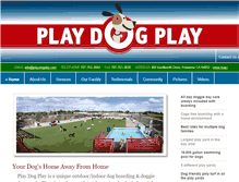 Tablet Screenshot of playdogplay.com